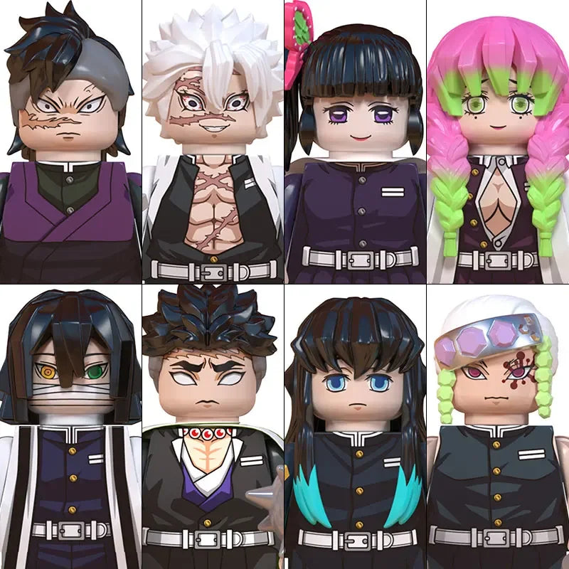 Hot Toys WM6116 WM6138 Demon Slayer Blade - Blocs de construction, Mini figurines, Accessoires, Cadeaux d'Halloween et de Noël pour enfants