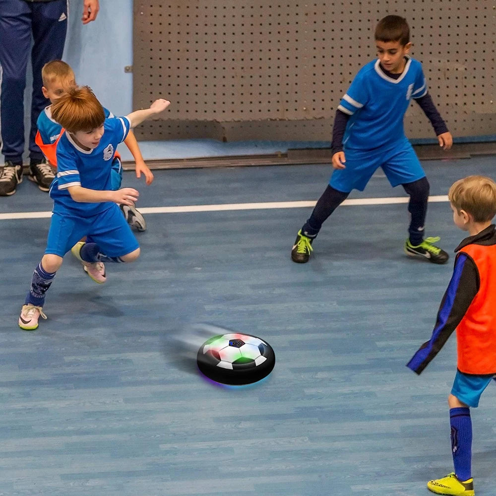 Ballon de football flottant électrique pour enfants avec lumière LED et musique, jouet de sport d'extérieur pour enfants