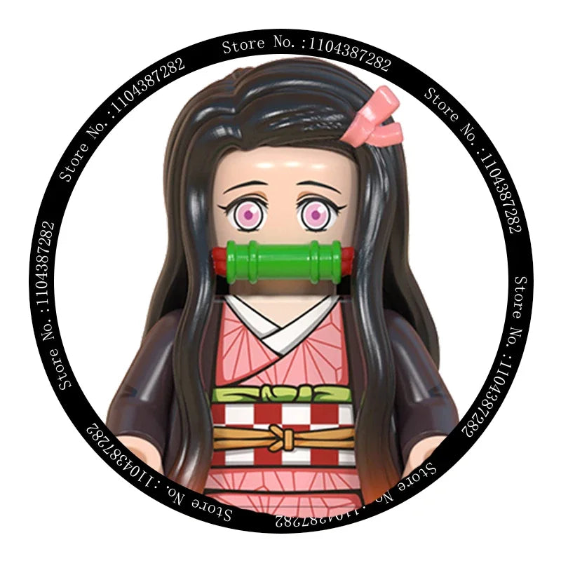 Hot Toys WM6116 WM6138 Demon Slayer Blade - Blocs de construction, Mini figurines, Accessoires, Cadeaux d'Halloween et de Noël pour enfants