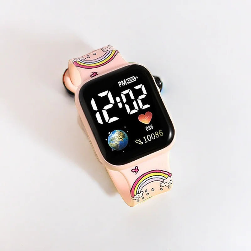 Nouveau point enfants montres filles Reloj Inteligente Para Niños Niña Reloj Hello Kitty montre numérique femmes Relógio Infantil
