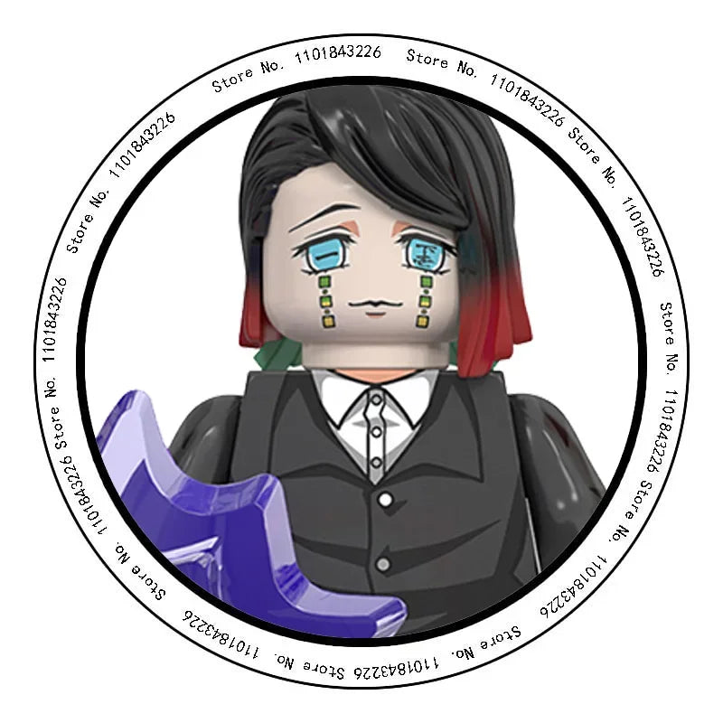 Hot Toys WM6116 WM6138 Demon Slayer Blade - Blocs de construction, Mini figurines, Accessoires, Cadeaux d'Halloween et de Noël pour enfants