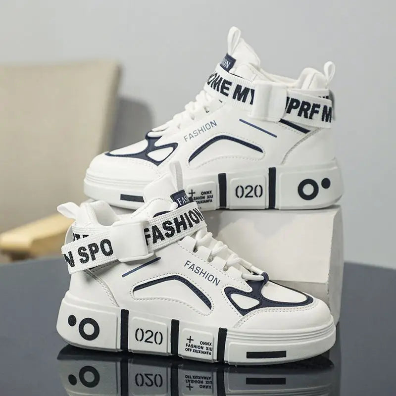 Baskets montantes décontractées pour enfants et adolescents, chaussures de sport pour le printemps et l'automne, chaussures de course pour garçons et filles