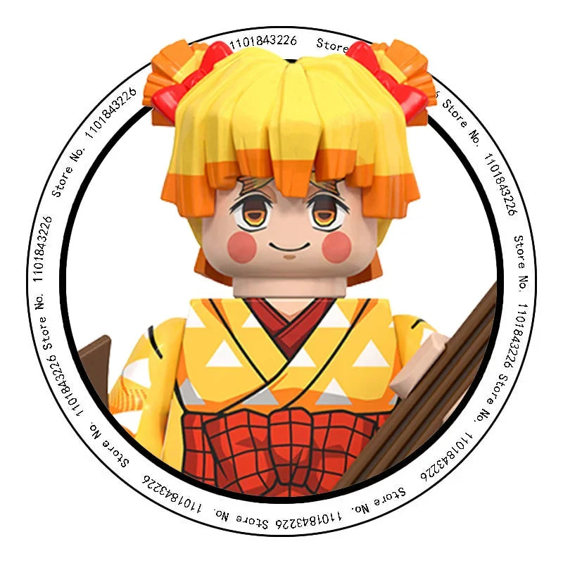 Hot Toys WM6116 WM6138 Demon Slayer Blade - Blocs de construction, Mini figurines, Accessoires, Cadeaux d'Halloween et de Noël pour enfants