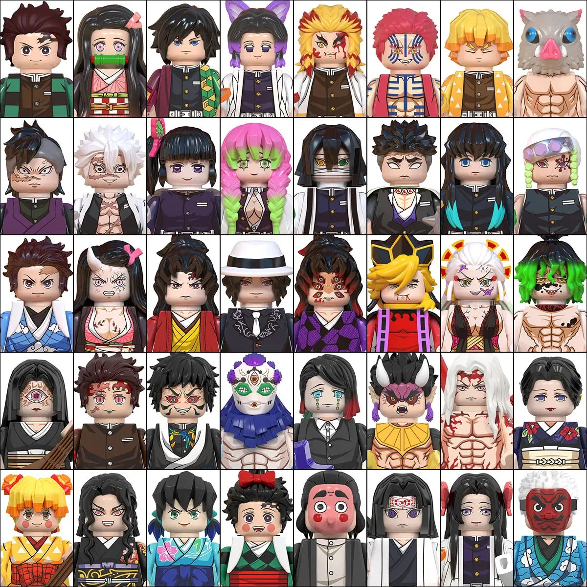 Hot Toys WM6116 WM6138 Demon Slayer Blade - Blocs de construction, Mini figurines, Accessoires, Cadeaux d'Halloween et de Noël pour enfants