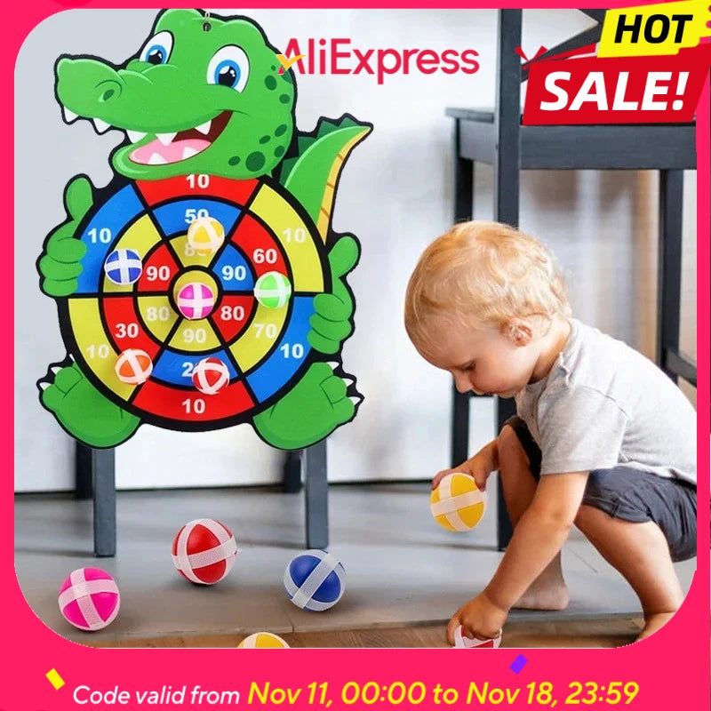 Jeu de fléchettes éducatif pour bébés, sport d'intérieur, jeux Montessori pour enfants de 3 à 7 ans