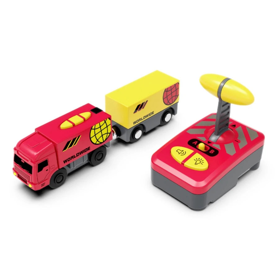 .Circuit de train électrique RC miniature magnétique à fentes, compatible avec tous les rails en bois. Accessoires de circuit de train, cadeau de Noël pour enfants