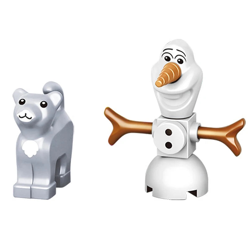 Château de glace de la princesse Elsa, le château magique de Disney La Reine des Neiges, jeu de construction de jouets à offrir