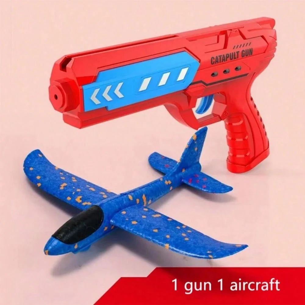 Avions à catapulte pour enfants, avions en mousse, planeurs, jouets volants de tir parent-enfant en extérieur (packs d'accessoires séparés à acheter)