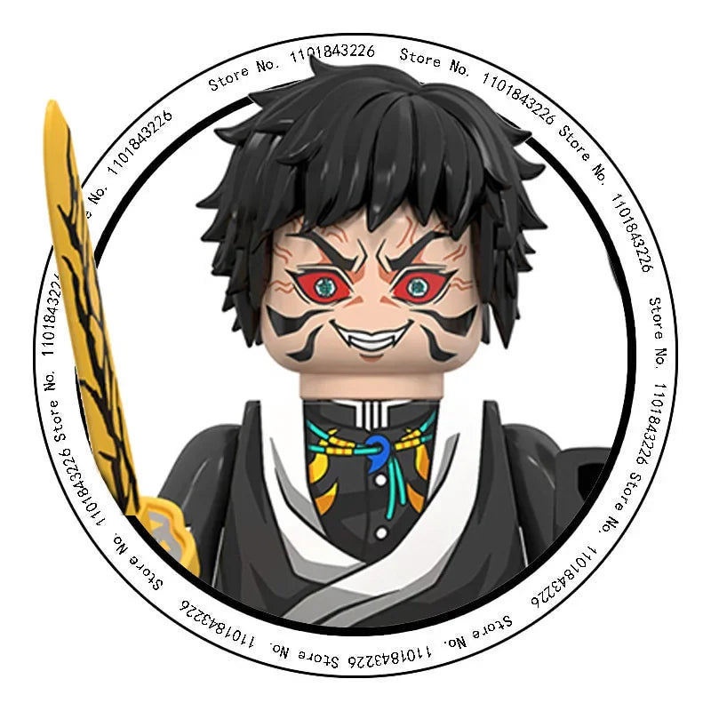 Hot Toys WM6116 WM6138 Demon Slayer Blade - Blocs de construction, Mini figurines, Accessoires, Cadeaux d'Halloween et de Noël pour enfants