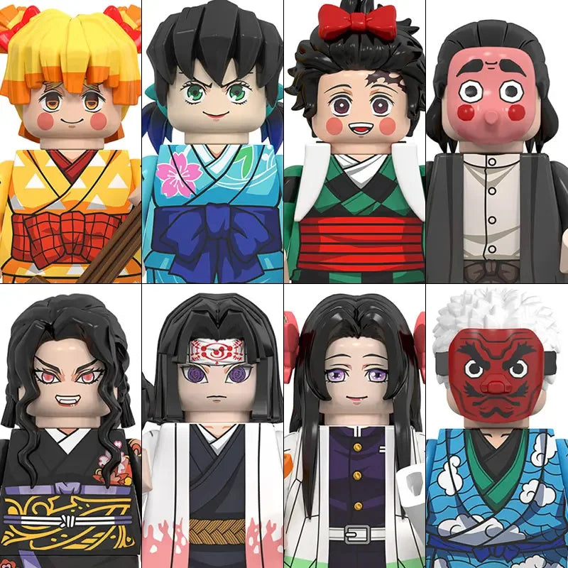 Hot Toys WM6116 WM6138 Demon Slayer Blade - Blocs de construction, Mini figurines, Accessoires, Cadeaux d'Halloween et de Noël pour enfants