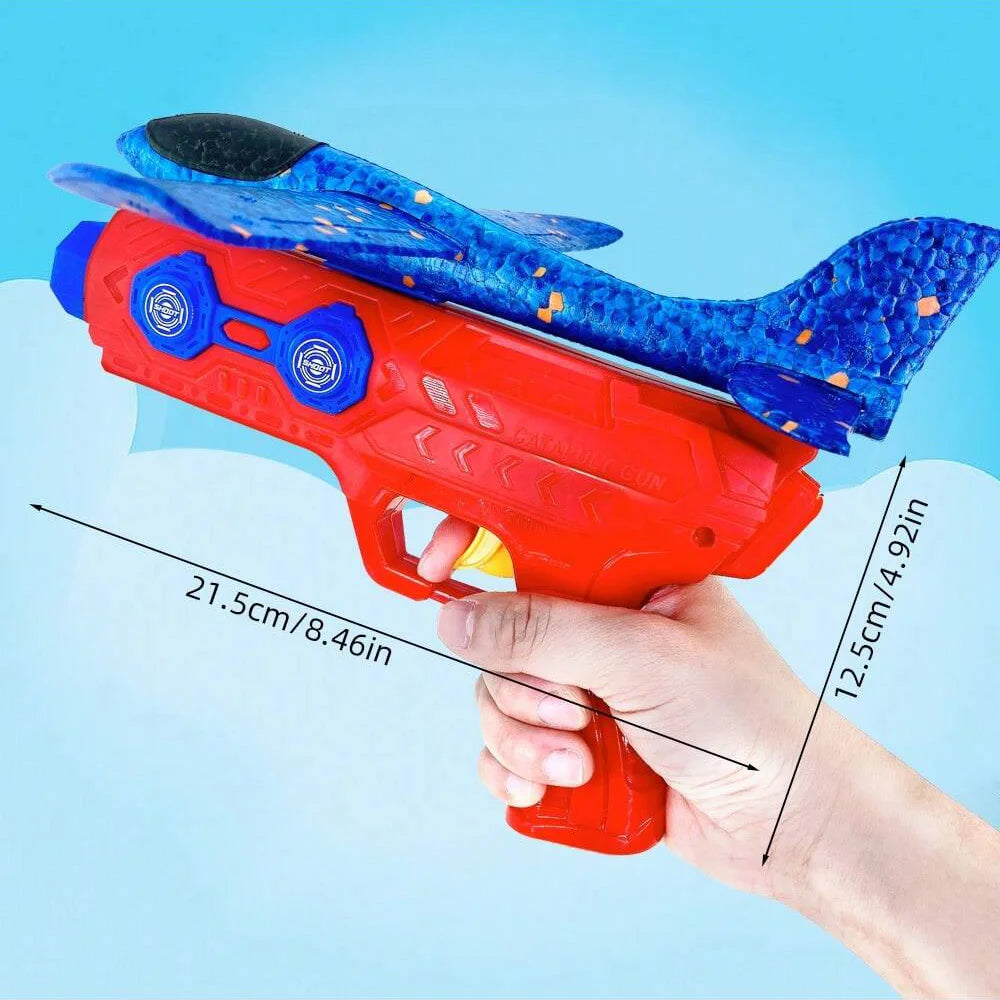 Avions à catapulte pour enfants, avions en mousse, planeurs, jouets volants de tir parent-enfant en extérieur (packs d'accessoires séparés à acheter)