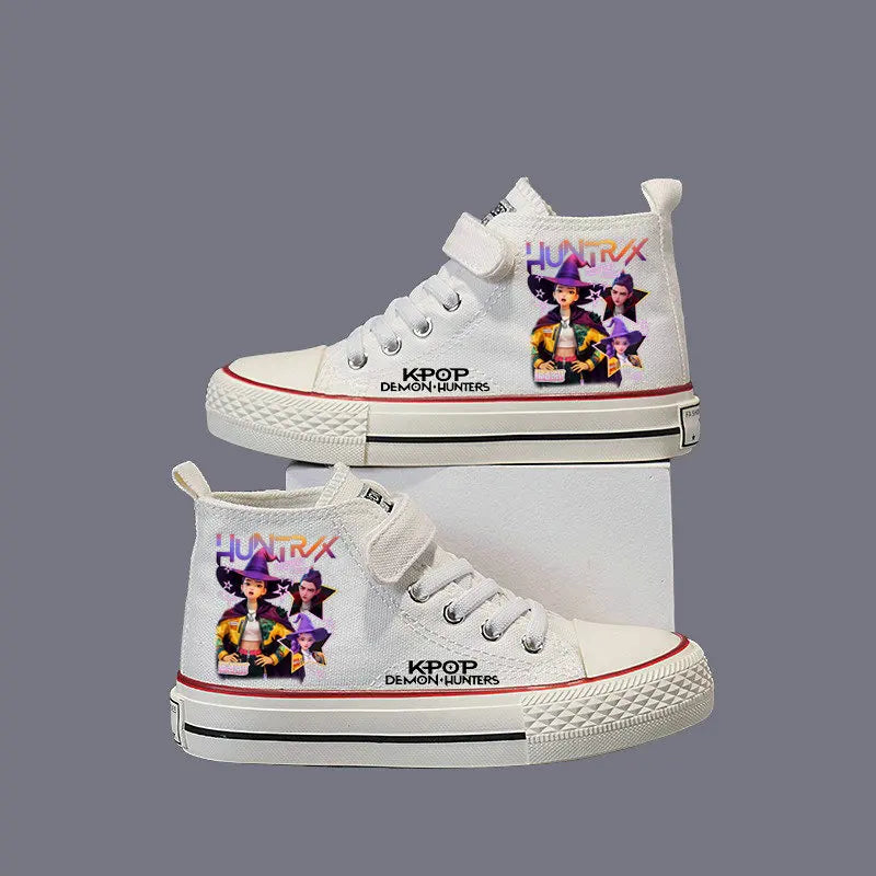 Chaussures en toile pour enfants, baskets KPop Demon Hunters pour filles, chaussures de sport Rumi Mira Zoey, chaussures de tennis pour étudiants, chaussures de course en extérieur