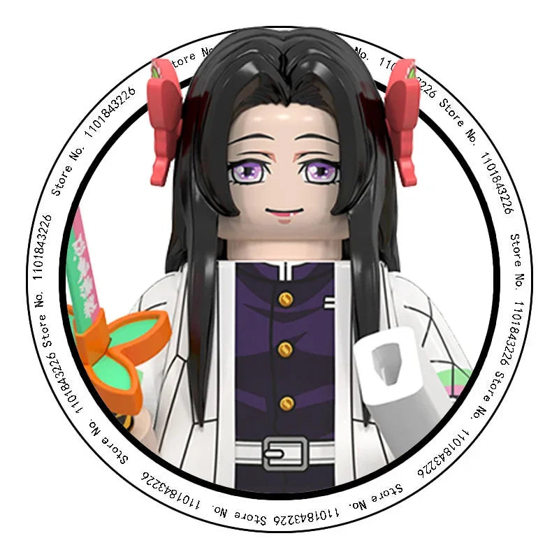 Hot Toys WM6116 WM6138 Demon Slayer Blade - Blocs de construction, Mini figurines, Accessoires, Cadeaux d'Halloween et de Noël pour enfants