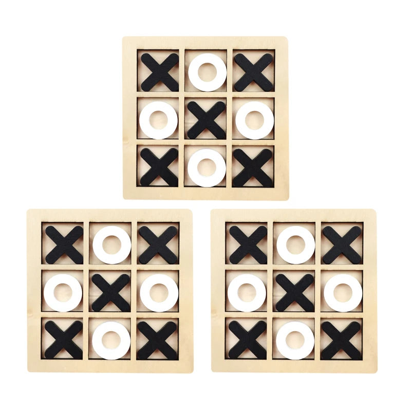 Jeu Montessori en bois, mini-jeu d'échecs interactif, puzzle d'entraînement et d'apprentissage cérébral, jouet éducatif précoce pour enfants.