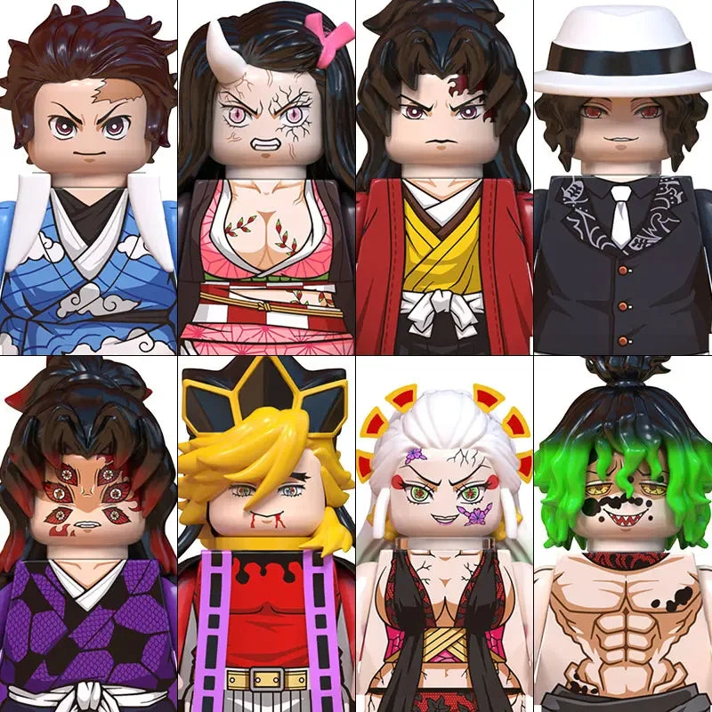 Hot Toys WM6116 WM6138 Demon Slayer Blade - Blocs de construction, Mini figurines, Accessoires, Cadeaux d'Halloween et de Noël pour enfants