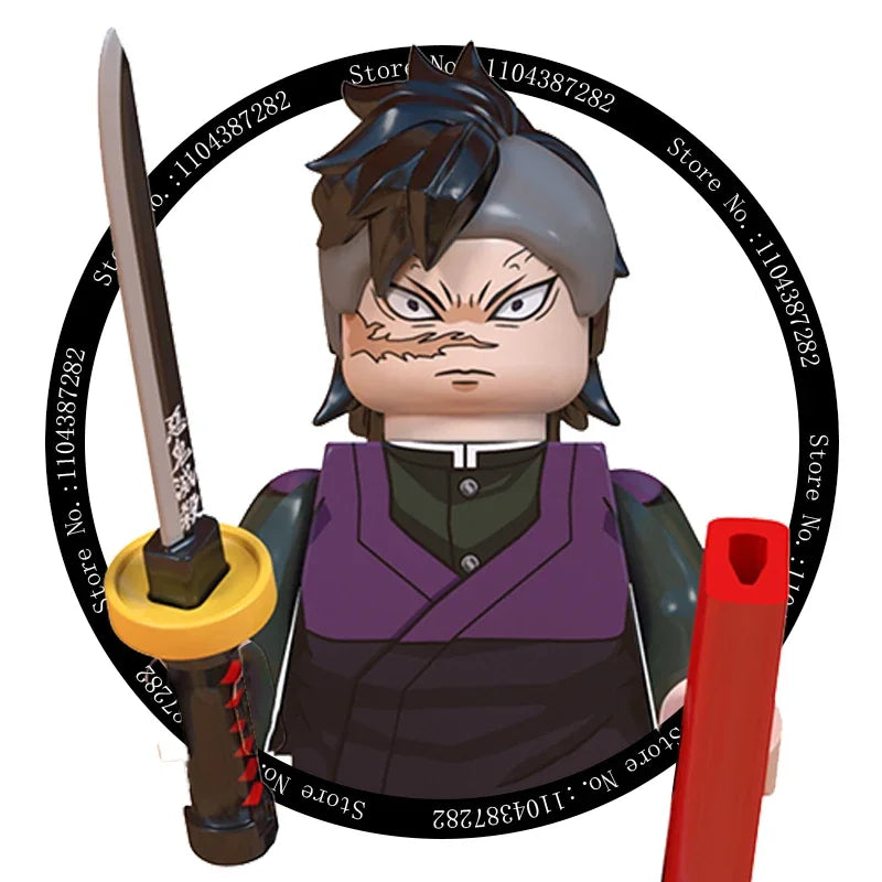 Hot Toys WM6116 WM6138 Demon Slayer Blade - Blocs de construction, Mini figurines, Accessoires, Cadeaux d'Halloween et de Noël pour enfants