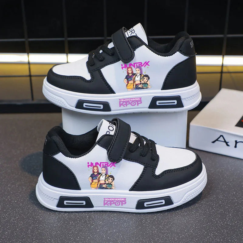 Baskets décontractées pour enfants K-Pop Demon Hunters, chaussures de sport pour filles, chaussures de basket-ball et de course, chaussures de tennis pour enfants, cadeaux