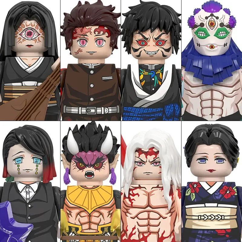 Hot Toys WM6116 WM6138 Demon Slayer Blade - Blocs de construction, Mini figurines, Accessoires, Cadeaux d'Halloween et de Noël pour enfants