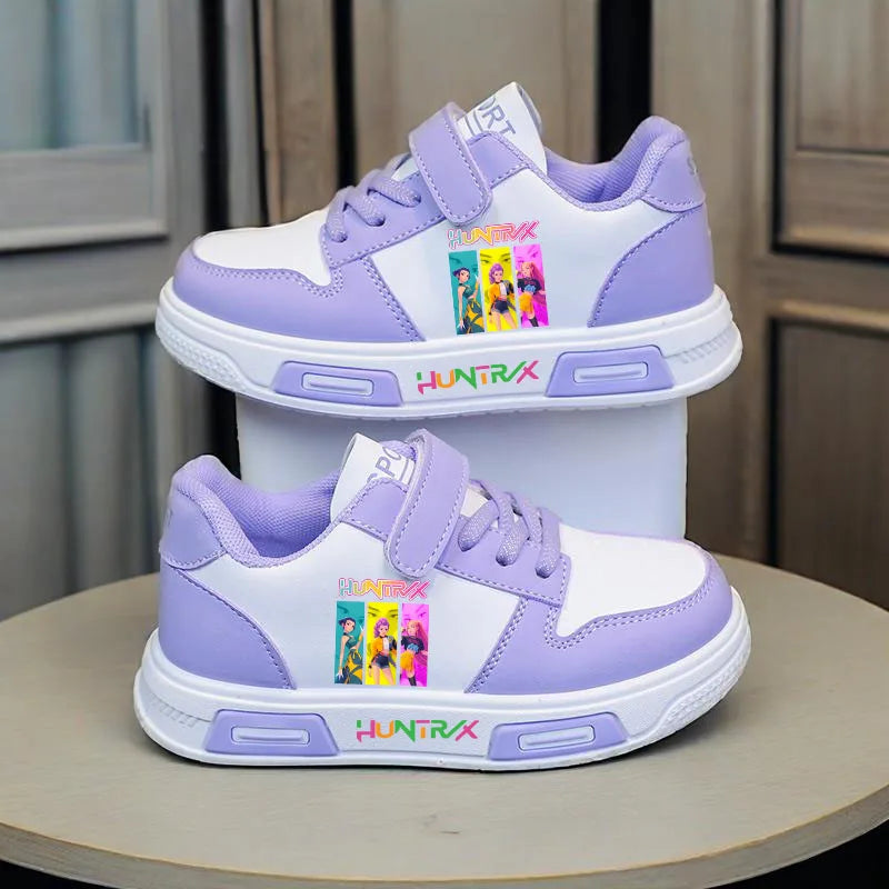 Baskets décontractées pour enfants K-Pop Demon Hunters, chaussures de sport pour filles, chaussures de basket-ball et de course, chaussures de tennis pour enfants, cadeaux
