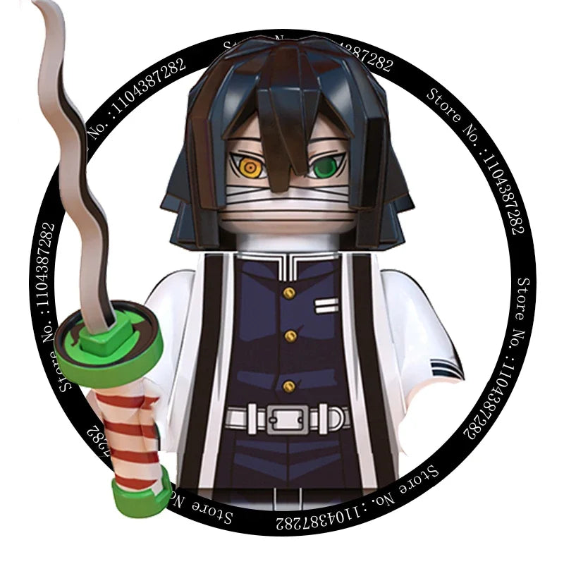 Hot Toys WM6116 WM6138 Demon Slayer Blade - Blocs de construction, Mini figurines, Accessoires, Cadeaux d'Halloween et de Noël pour enfants