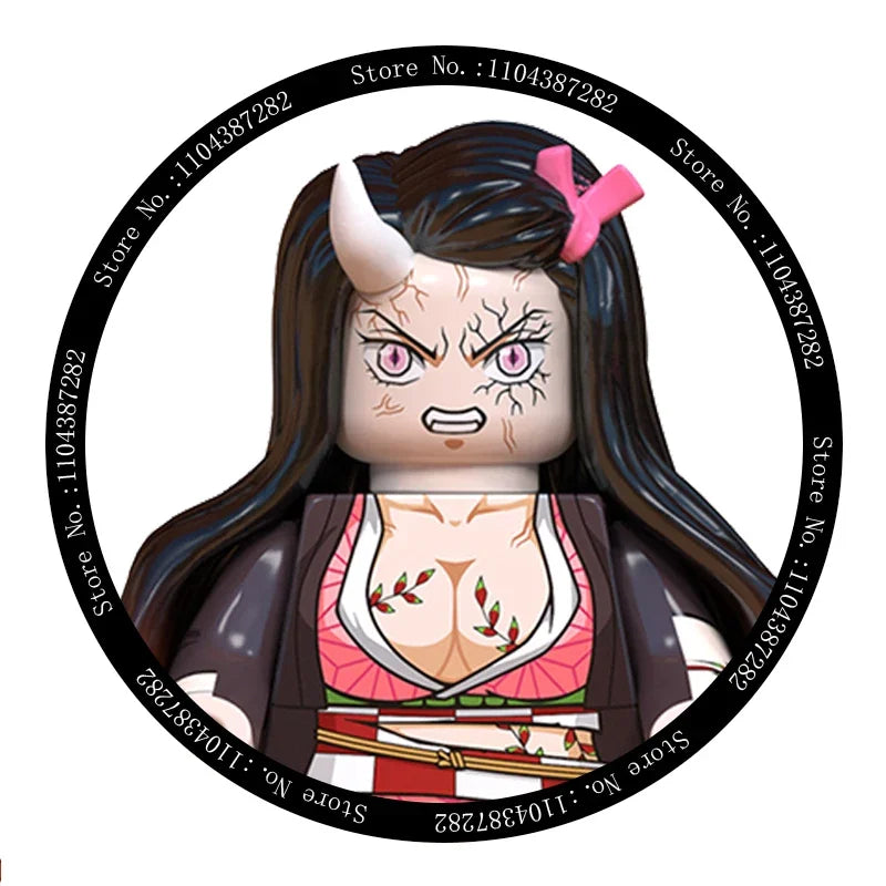 Hot Toys WM6116 WM6138 Demon Slayer Blade - Blocs de construction, Mini figurines, Accessoires, Cadeaux d'Halloween et de Noël pour enfants