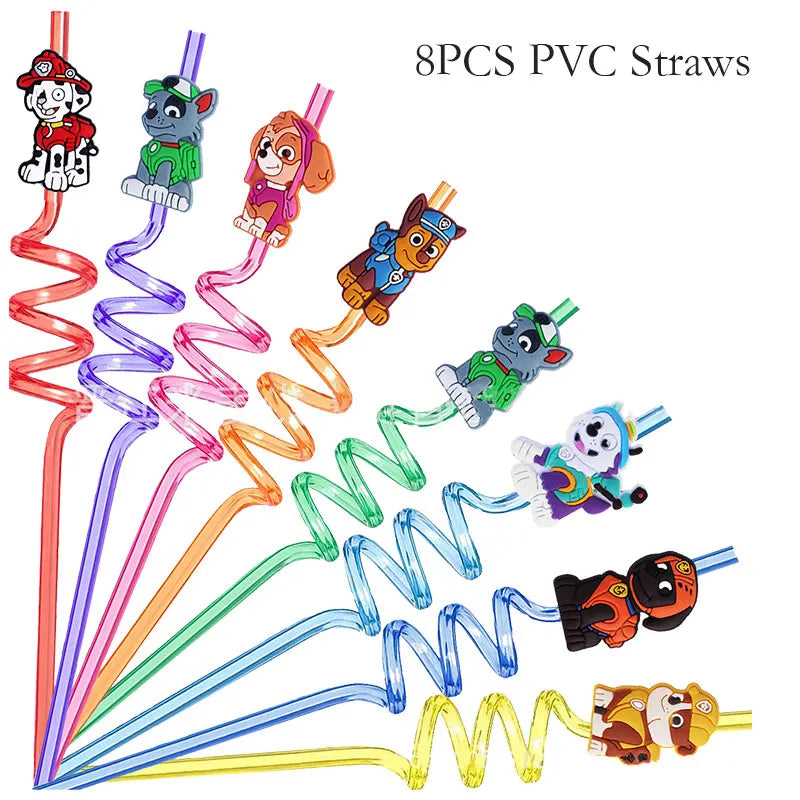 Kit de décoration Pat' Patrouille pour anniversaire : ballons, décor, assiettes, décorations pour cupcakes, autocollants Pat' Patrouille, cadeaux pour enfants