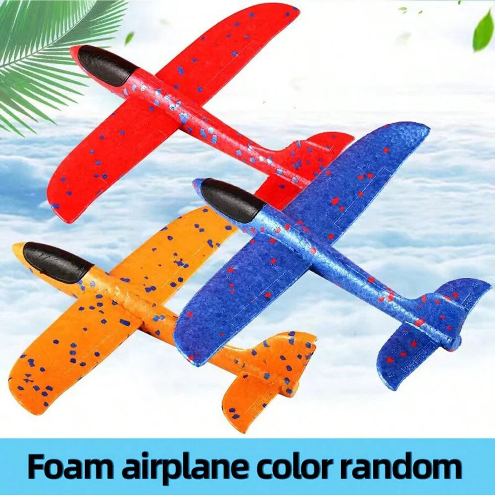 Avions à catapulte pour enfants, avions en mousse, planeurs, jouets volants de tir parent-enfant en extérieur (packs d'accessoires séparés à acheter)