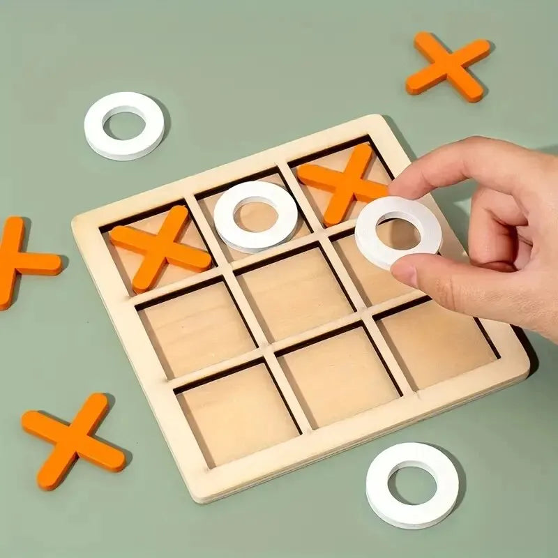 Jeu Montessori en bois, mini-jeu d'échecs interactif, puzzle d'entraînement et d'apprentissage cérébral, jouet éducatif précoce pour enfants.
