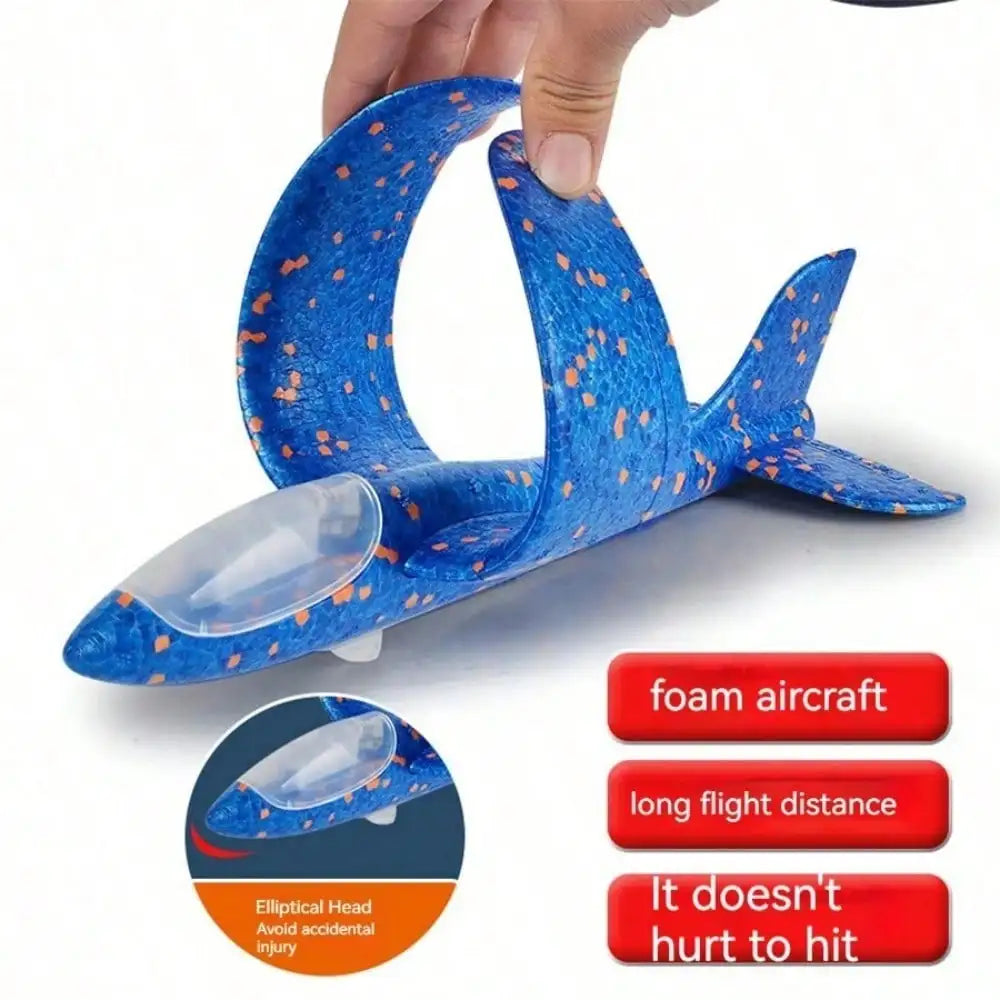 Avions à catapulte pour enfants, avions en mousse, planeurs, jouets volants de tir parent-enfant en extérieur (packs d'accessoires séparés à acheter)