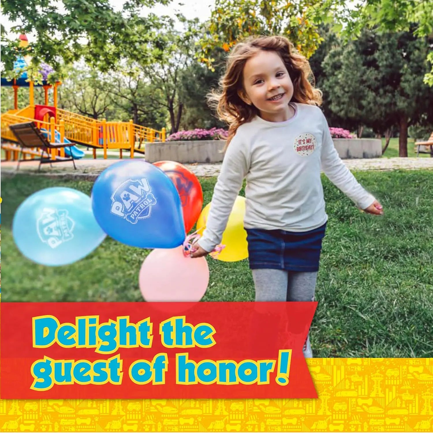 Kit de décoration Pat' Patrouille pour anniversaire : ballons, décor, assiettes, décorations pour cupcakes, autocollants Pat' Patrouille, cadeaux pour enfants