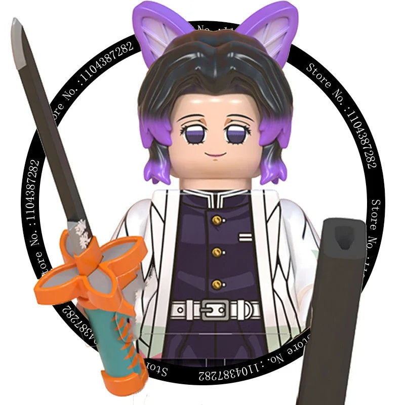 Hot Toys WM6116 WM6138 Demon Slayer Blade - Blocs de construction, Mini figurines, Accessoires, Cadeaux d'Halloween et de Noël pour enfants