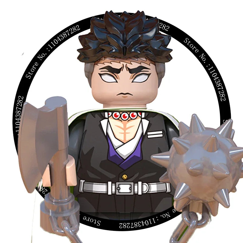 Hot Toys WM6116 WM6138 Demon Slayer Blade - Blocs de construction, Mini figurines, Accessoires, Cadeaux d'Halloween et de Noël pour enfants