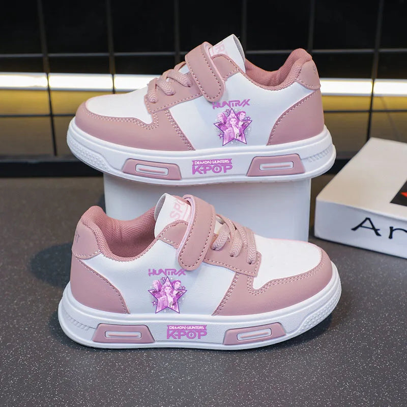 Baskets décontractées pour enfants K-Pop Demon Hunters, chaussures de sport pour filles, chaussures de basket-ball et de course, chaussures de tennis pour enfants, cadeaux