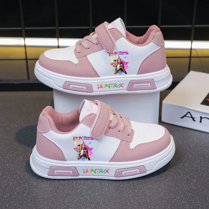 Baskets décontractées pour enfants K-Pop Demon Hunters, chaussures de sport pour filles, chaussures de basket-ball et de course, chaussures de tennis pour enfants, cadeaux