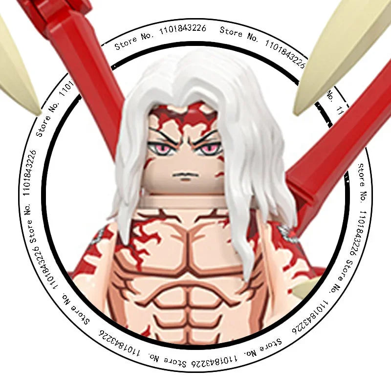 Hot Toys WM6116 WM6138 Demon Slayer Blade - Blocs de construction, Mini figurines, Accessoires, Cadeaux d'Halloween et de Noël pour enfants