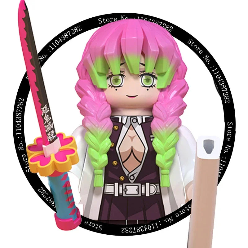 Hot Toys WM6116 WM6138 Demon Slayer Blade - Blocs de construction, Mini figurines, Accessoires, Cadeaux d'Halloween et de Noël pour enfants