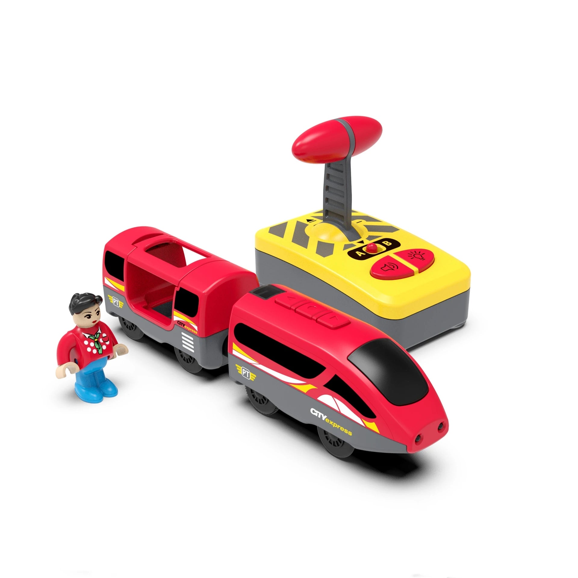 .Circuit de train électrique RC miniature magnétique à fentes, compatible avec tous les rails en bois. Accessoires de circuit de train, cadeau de Noël pour enfants