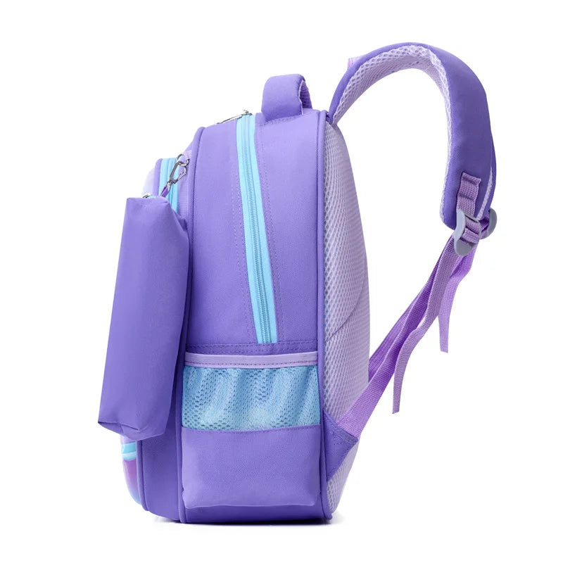 Sacs à dos Kuromi pour étudiants, sacs d'école à motifs de dessins animés, sacs à dos La Reine des Neiges pour élèves du primaire, sacs à dos décontractés pour enfants