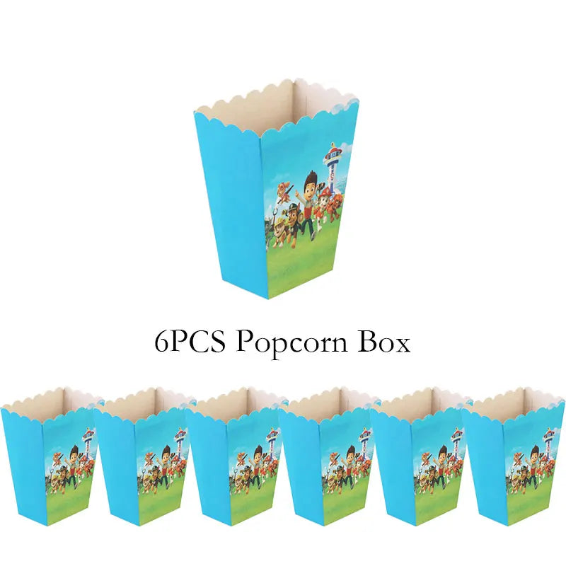 Kit de décoration Pat' Patrouille pour anniversaire : ballons, décor, assiettes, décorations pour cupcakes, autocollants Pat' Patrouille, cadeaux pour enfants