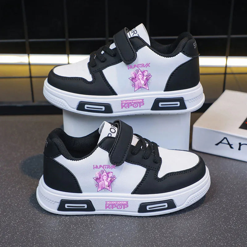 Baskets décontractées pour enfants K-Pop Demon Hunters, chaussures de sport pour filles, chaussures de basket-ball et de course, chaussures de tennis pour enfants, cadeaux